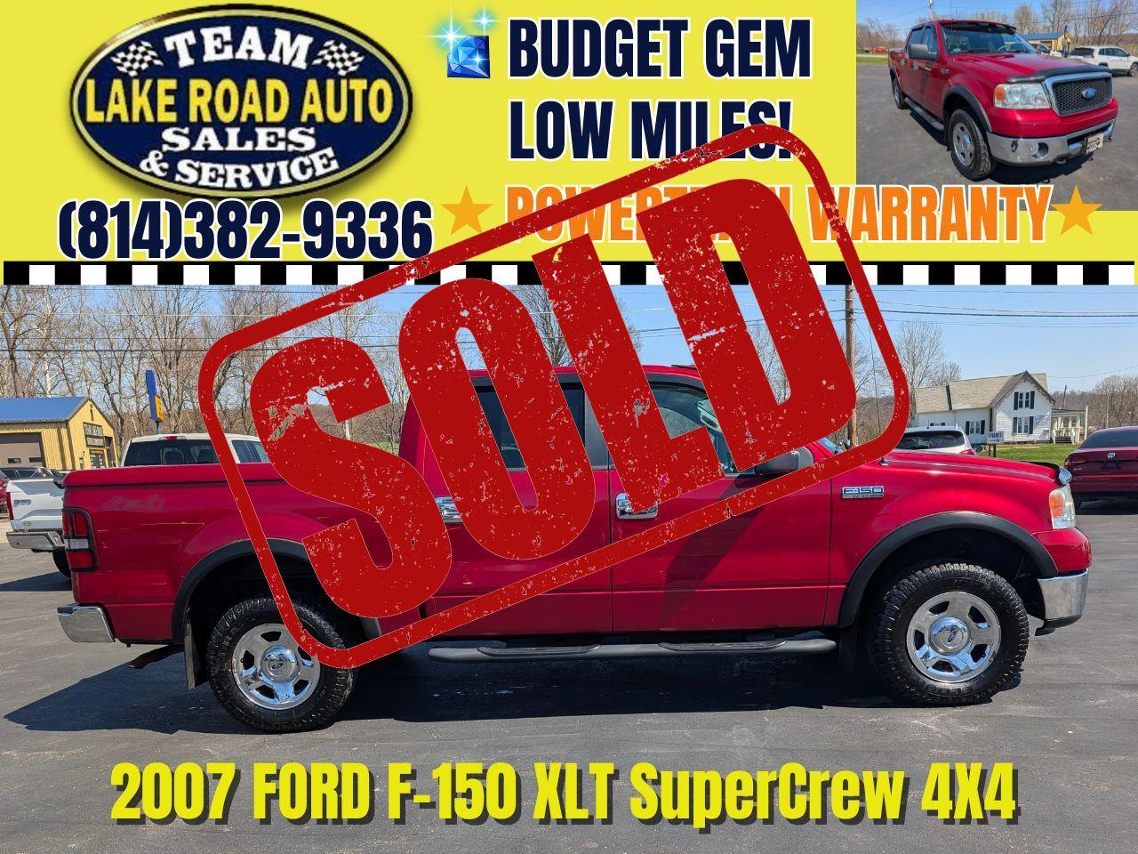 2007 Ford F-150 4WD SuperCrew 139" King Ranch