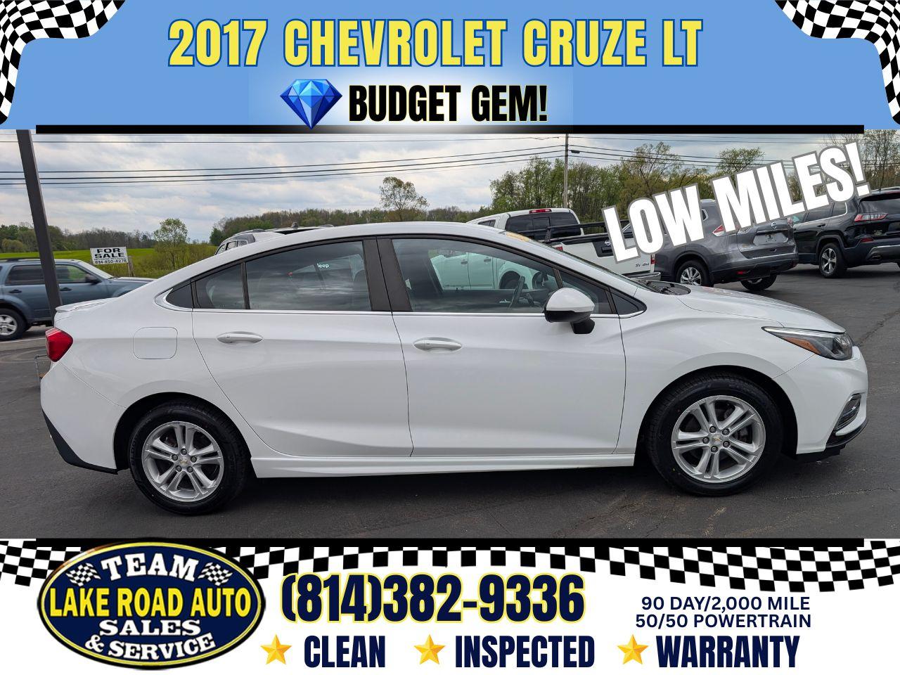 2017 Chevrolet Cruze 4dr Sdn 1.4L LT w/1SD