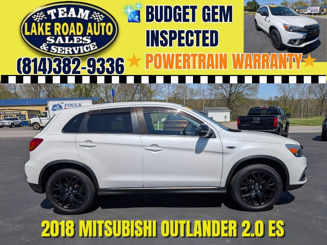2018 Mitsubishi Outlander Sport ES 2.0 CVT