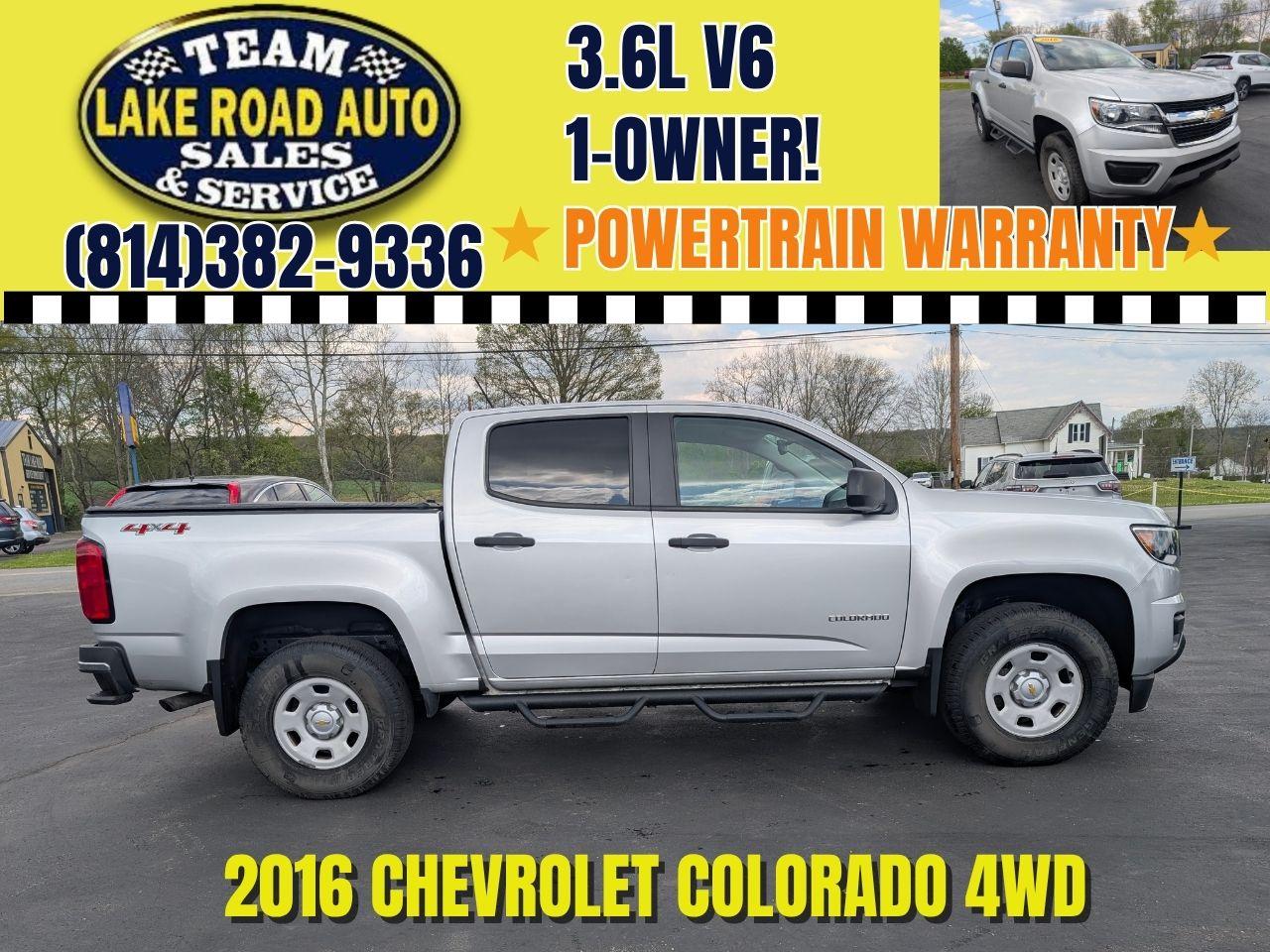 2016 Chevrolet Colorado 4WD Crew Cab 128.3" WT