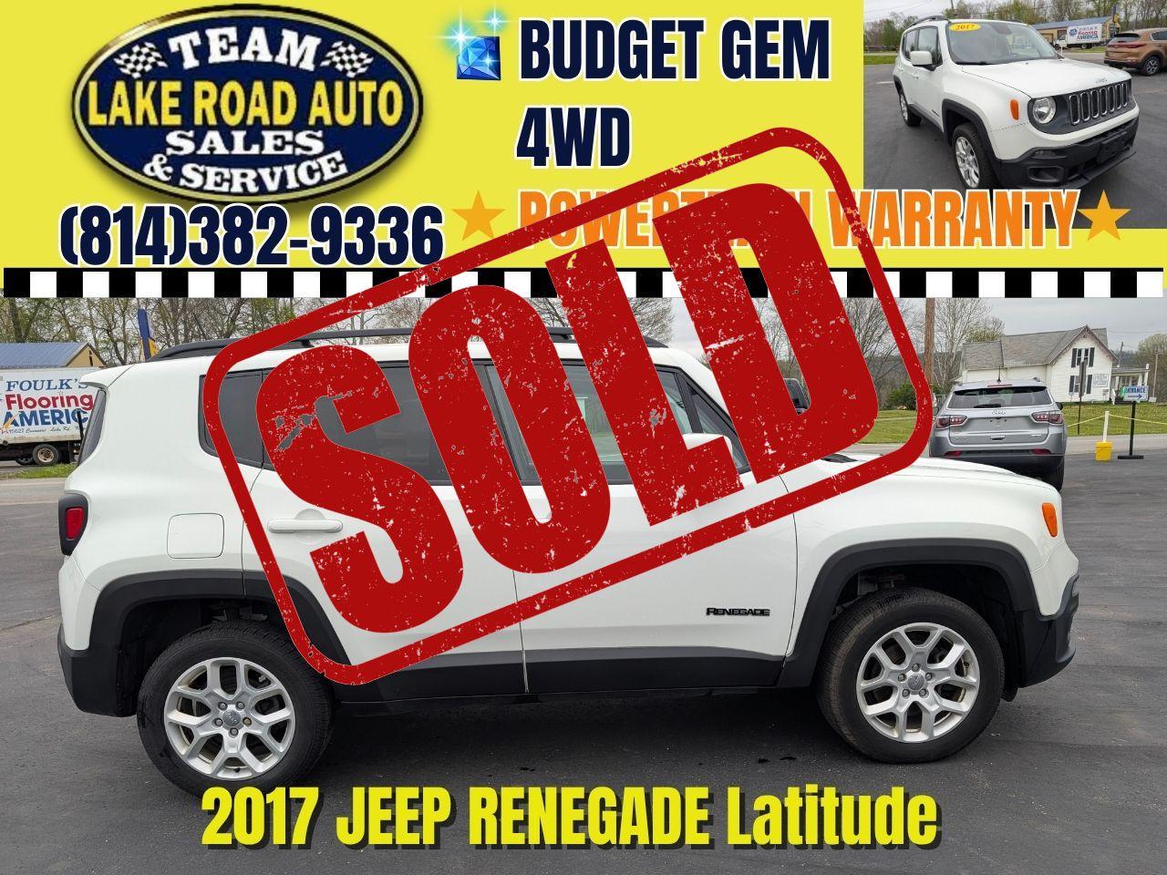 2017 Jeep Renegade Latitude 4x4