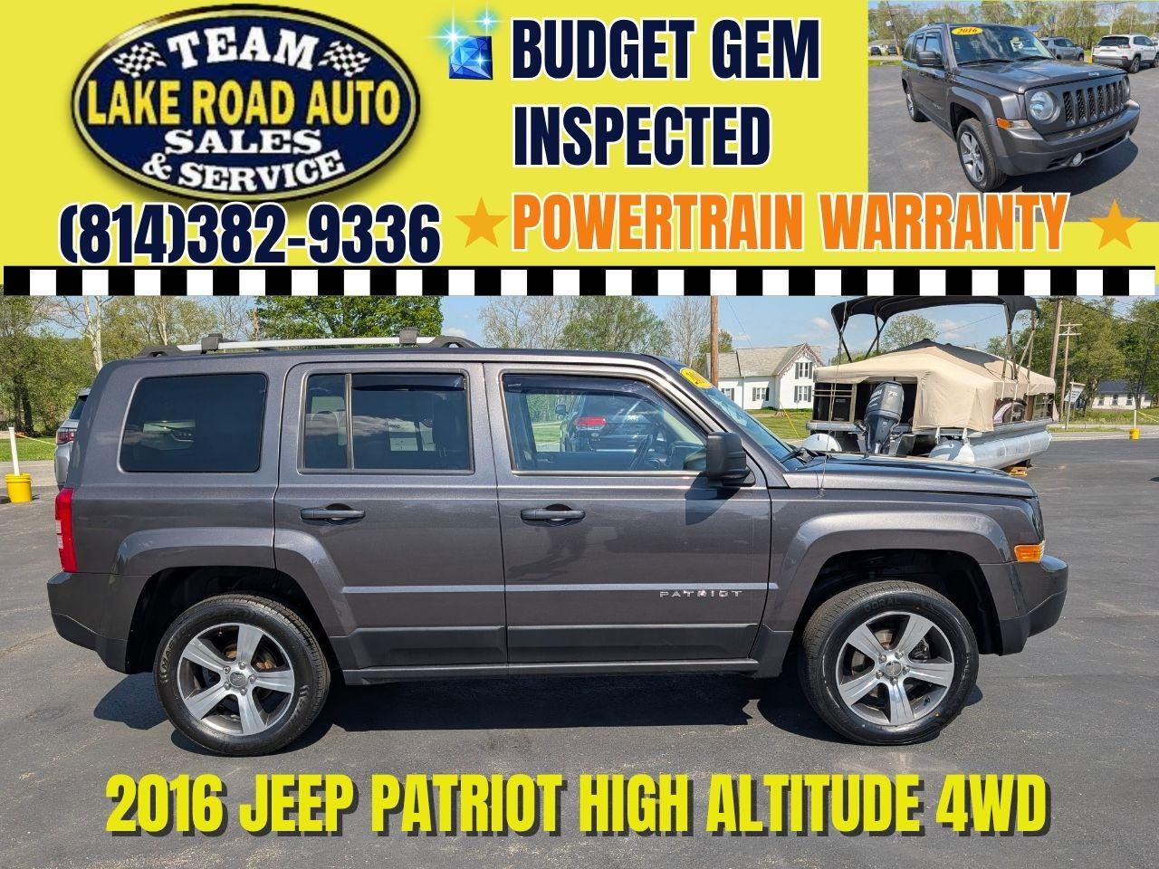 2016 Jeep Patriot 4WD 4dr High Altitude Edition
