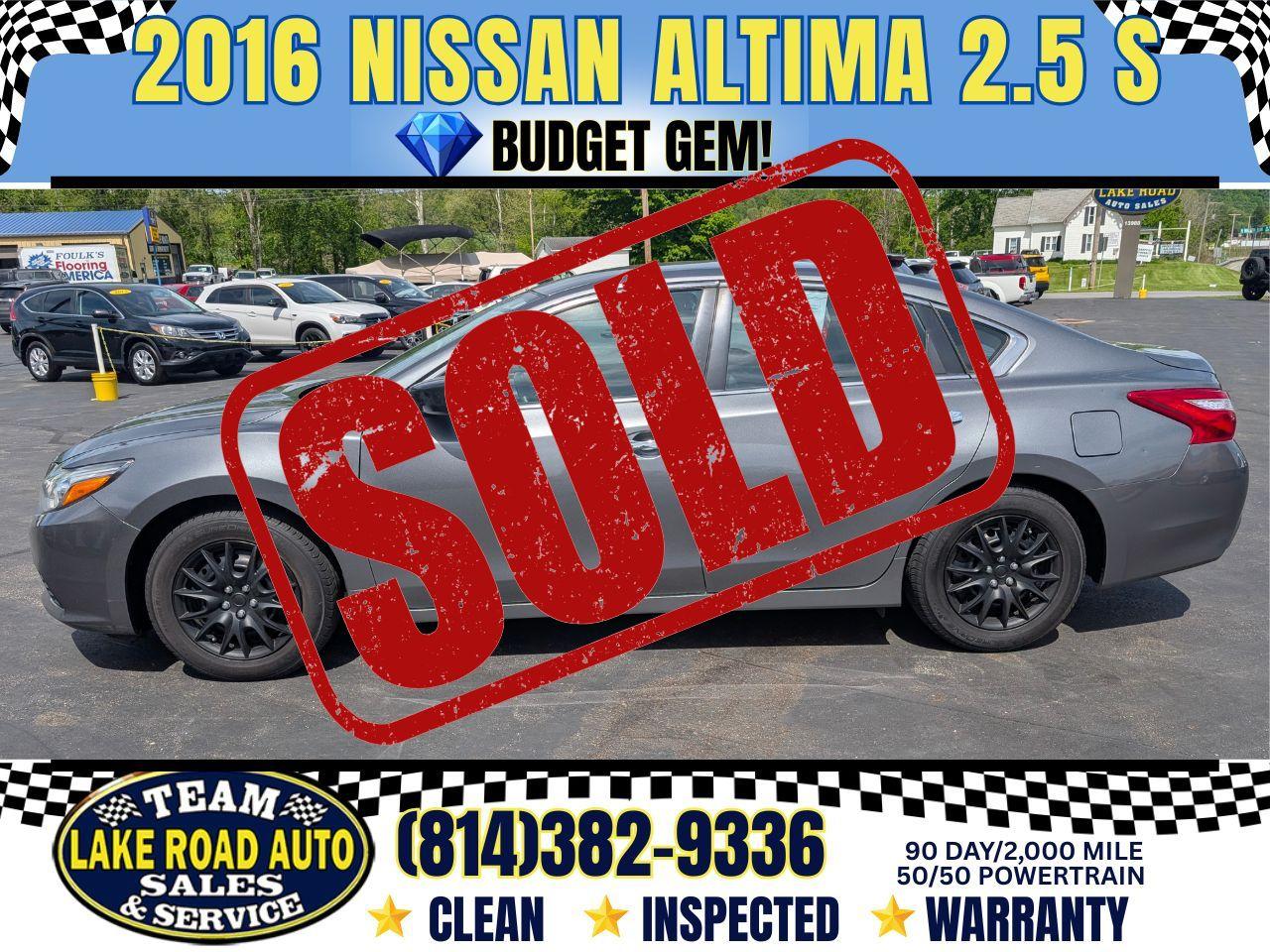 2016 Nissan Altima 4dr Sdn I4 2.5