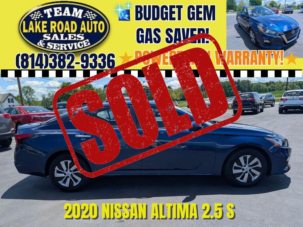 2020 Nissan Altima 2.5 S Sedan