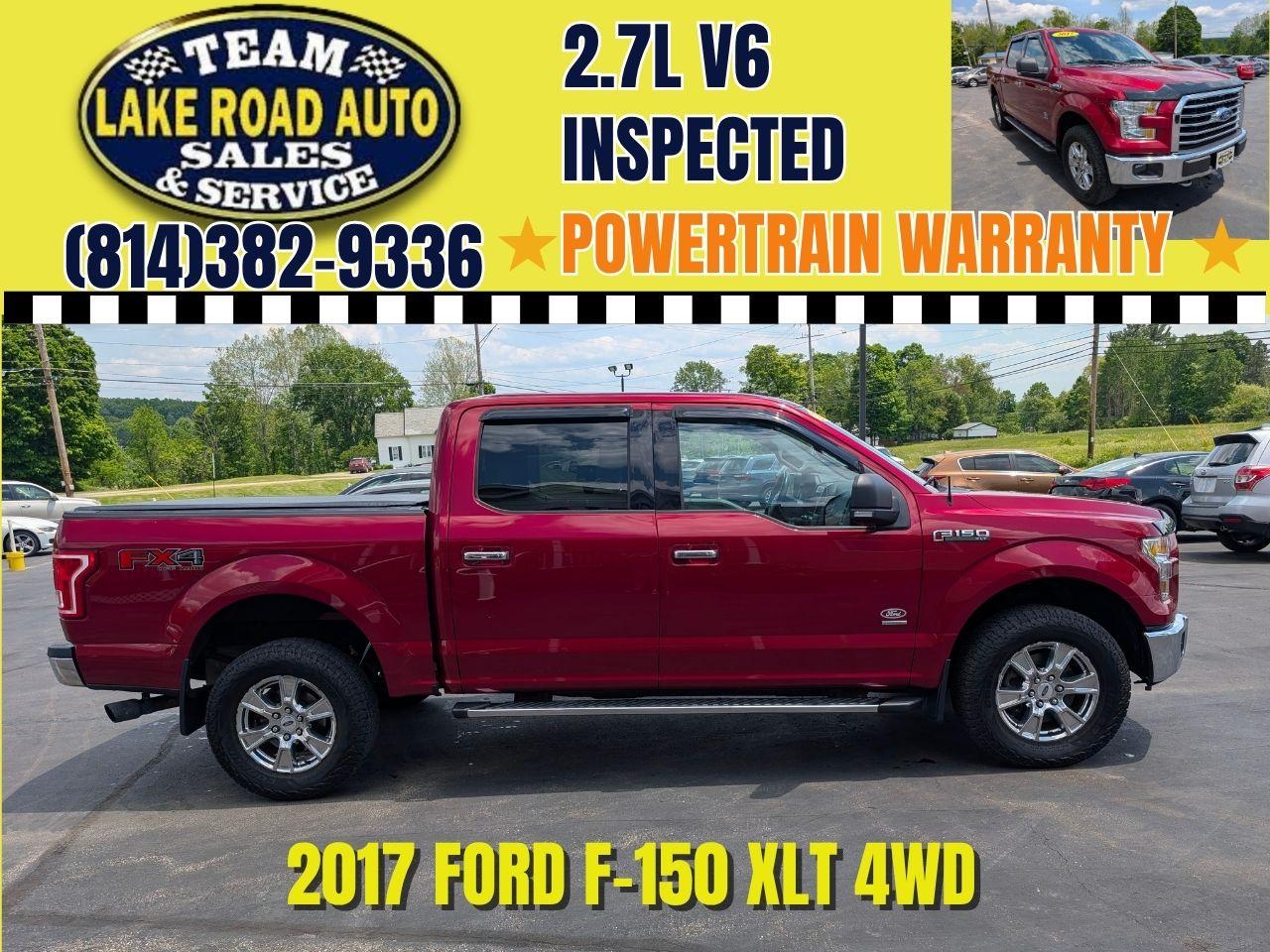 2017 Ford F-150 XLT 4WD SuperCrew 5.5' Box