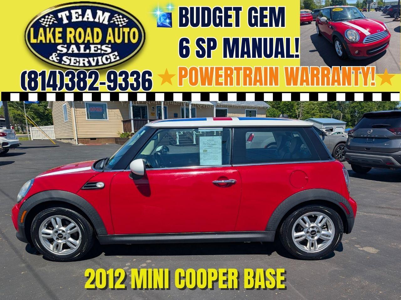 2012 MINI Cooper Hardtop 2dr Cpe