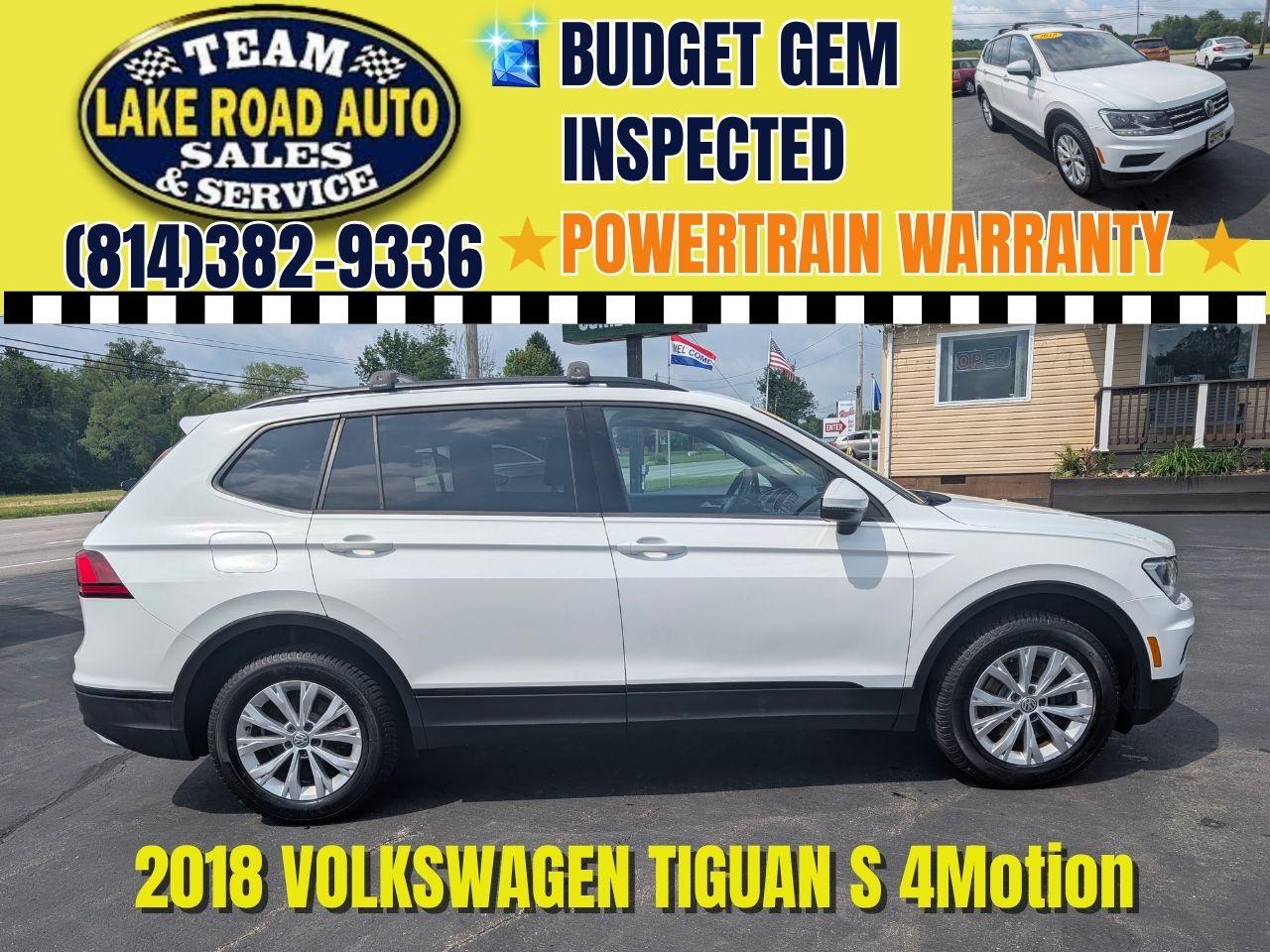 2018 Volkswagen Tiguan 2.0T S 4MOTION