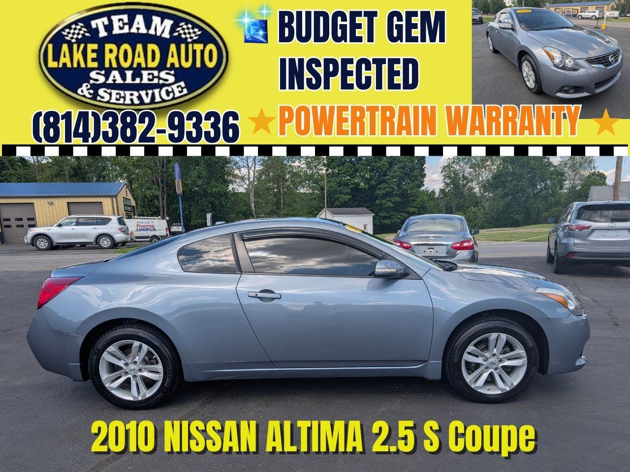 2010 Nissan Altima 2dr Cpe I4 CVT 2.5 S