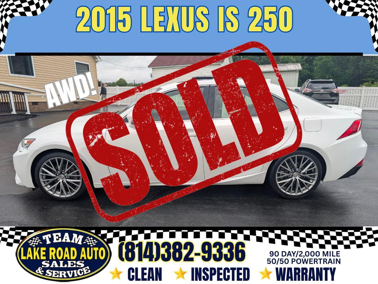 2015 Lexus IS 250 4dr Sport Sdn AWD