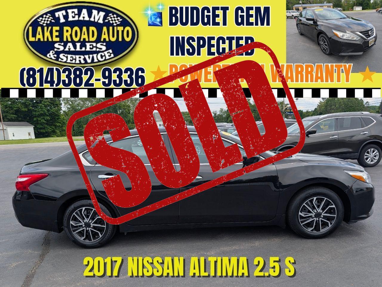 2017 Nissan Altima 2.5 S Sedan