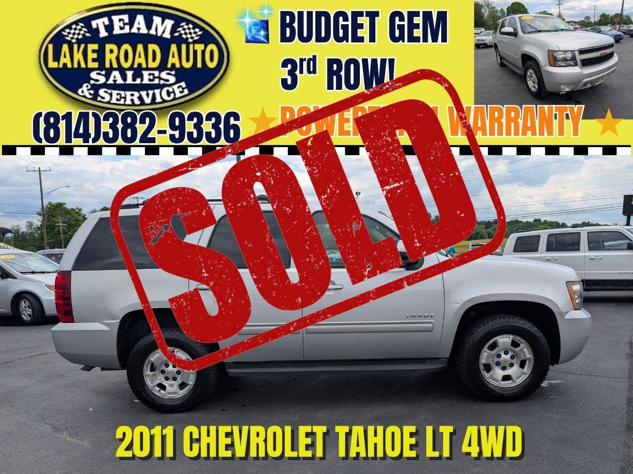 2011 Chevrolet Tahoe 4WD 4dr 1500 LT