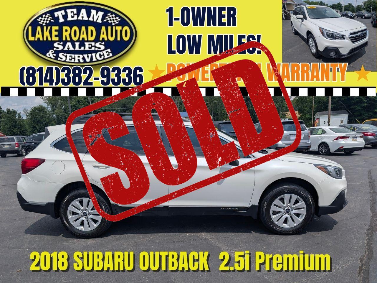 2018 Subaru Outback 2.5i Premium
