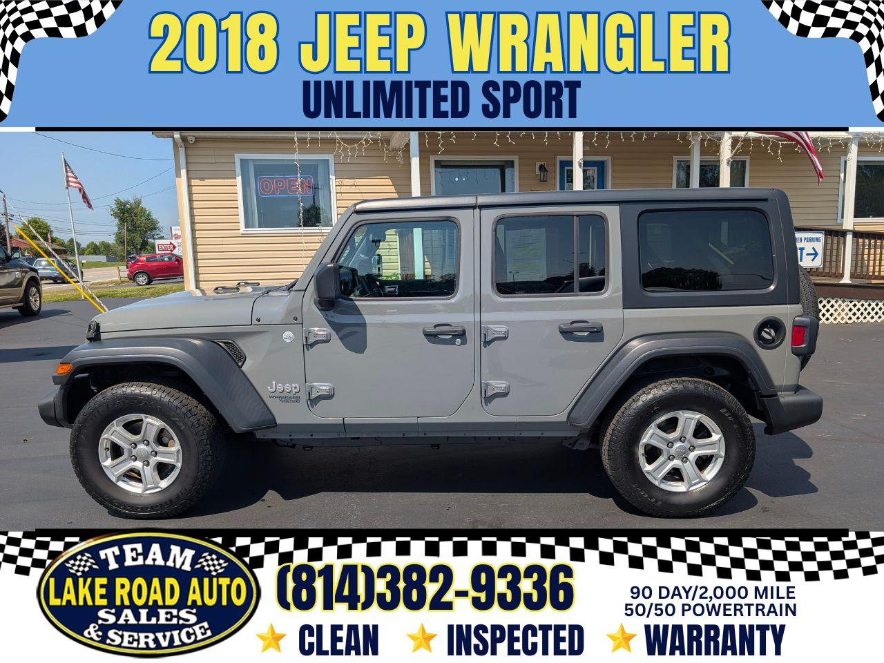 2018 Jeep Wrangler Unlimited Sport S 4x4
