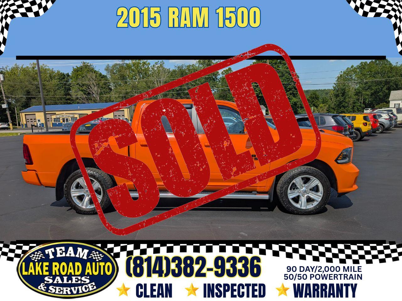 2015 RAM 1500 4WD Crew Cab 140.5" Sport