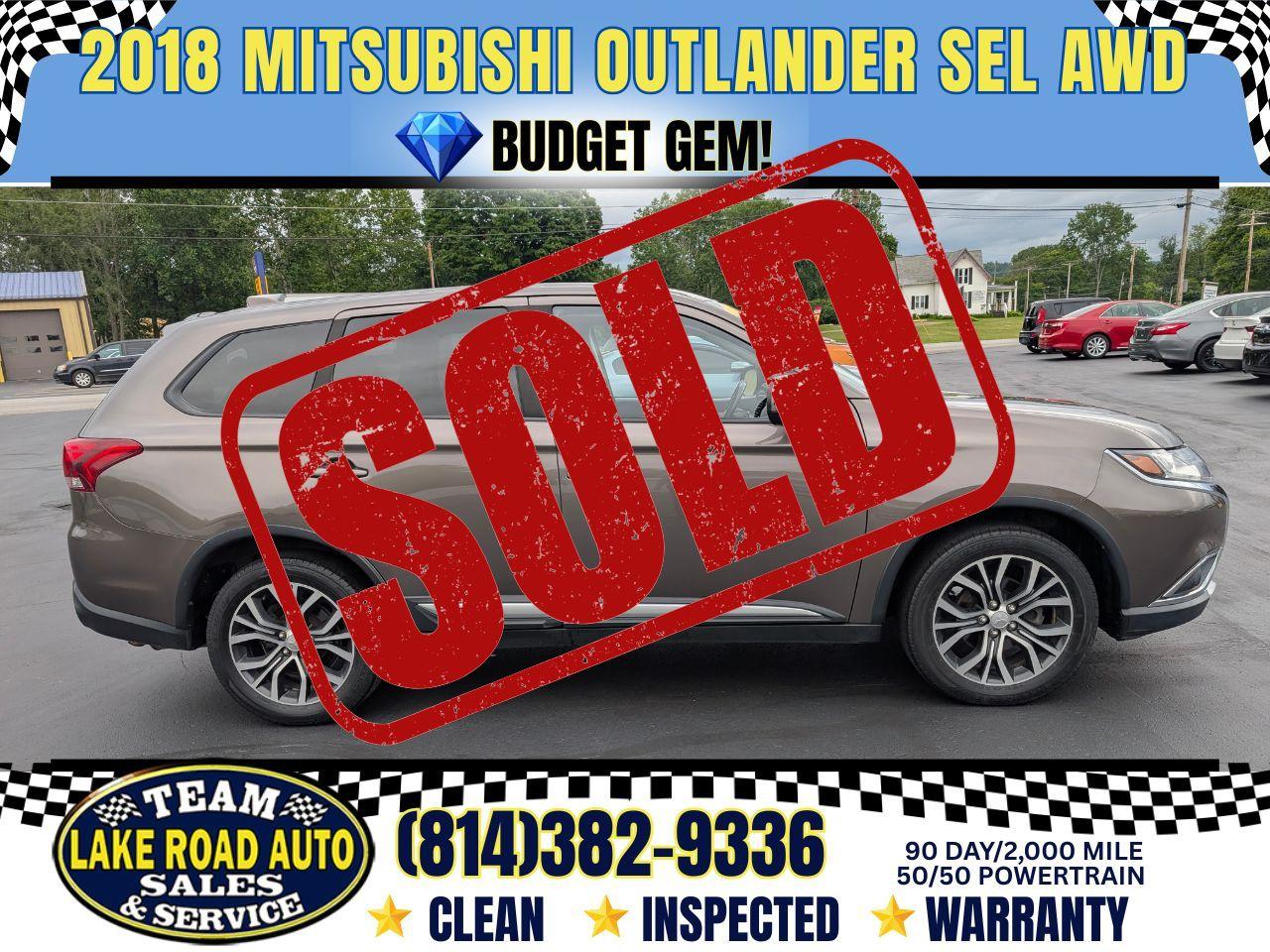 2018 Mitsubishi Outlander SEL S-AWC