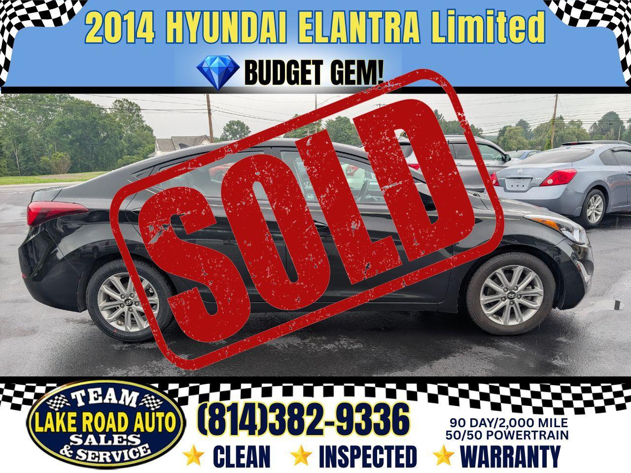 2014 Hyundai Elantra 4dr Sdn Auto SE (Alabama Plant)