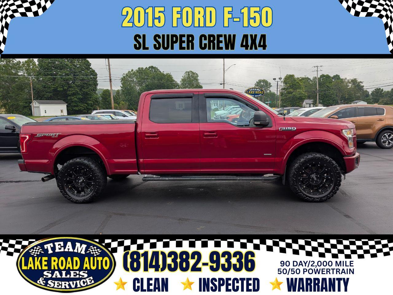 2015 Ford F-150 4WD SuperCrew 157" Lariat w/HD Payload Pkg