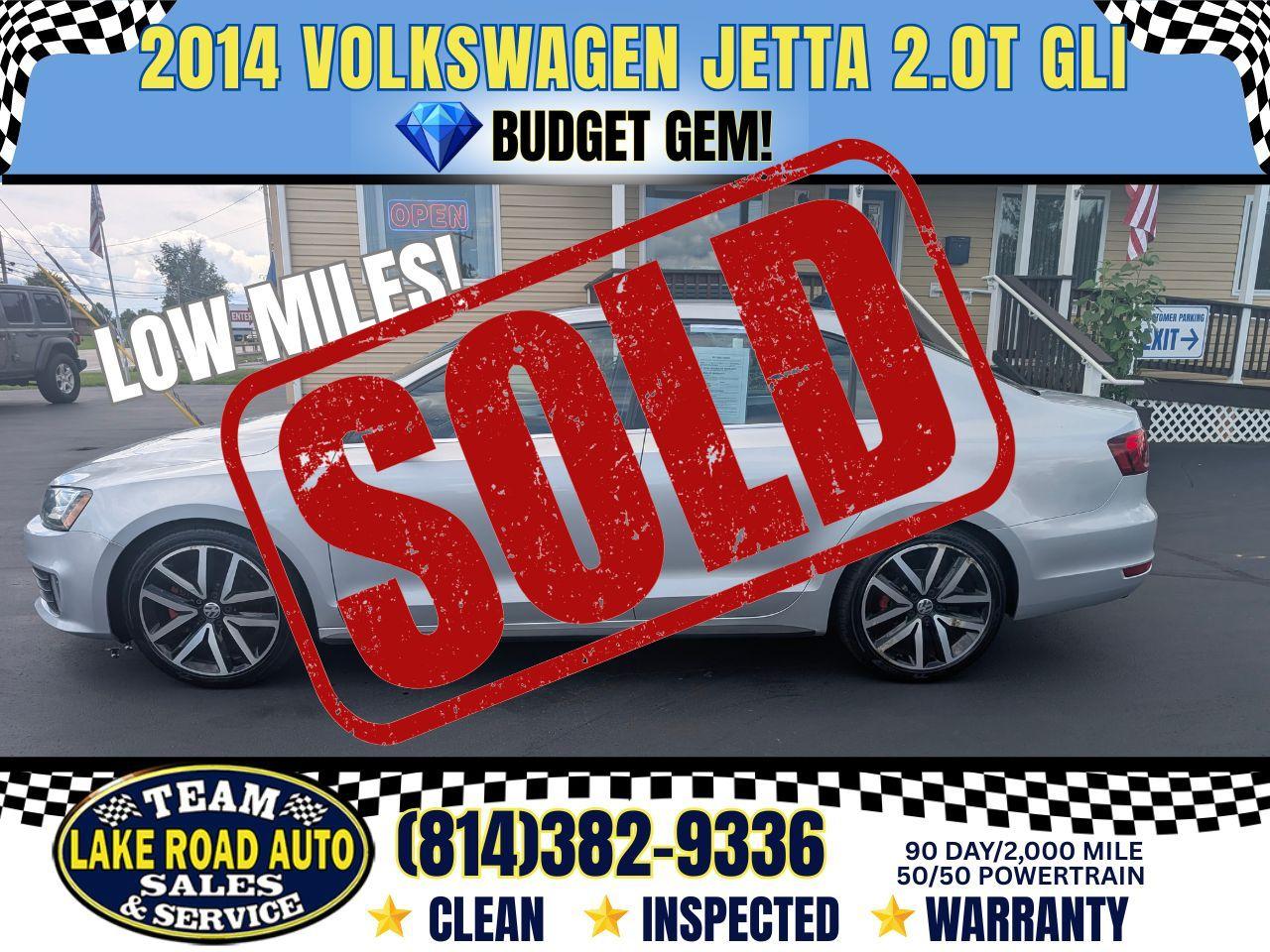 2014 Volkswagen Jetta Sedan 4dr DSG GLI PZEV