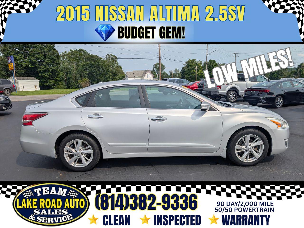 2015 Nissan Altima 4dr Sdn I4 2.5 SV