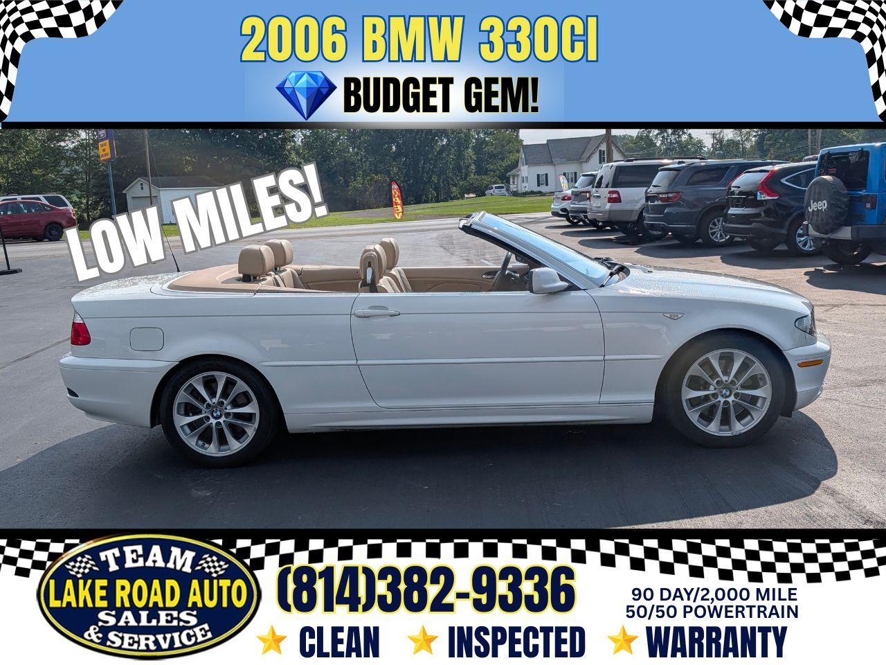 2006 BMW 3 Series 330Ci 2dr Convertible