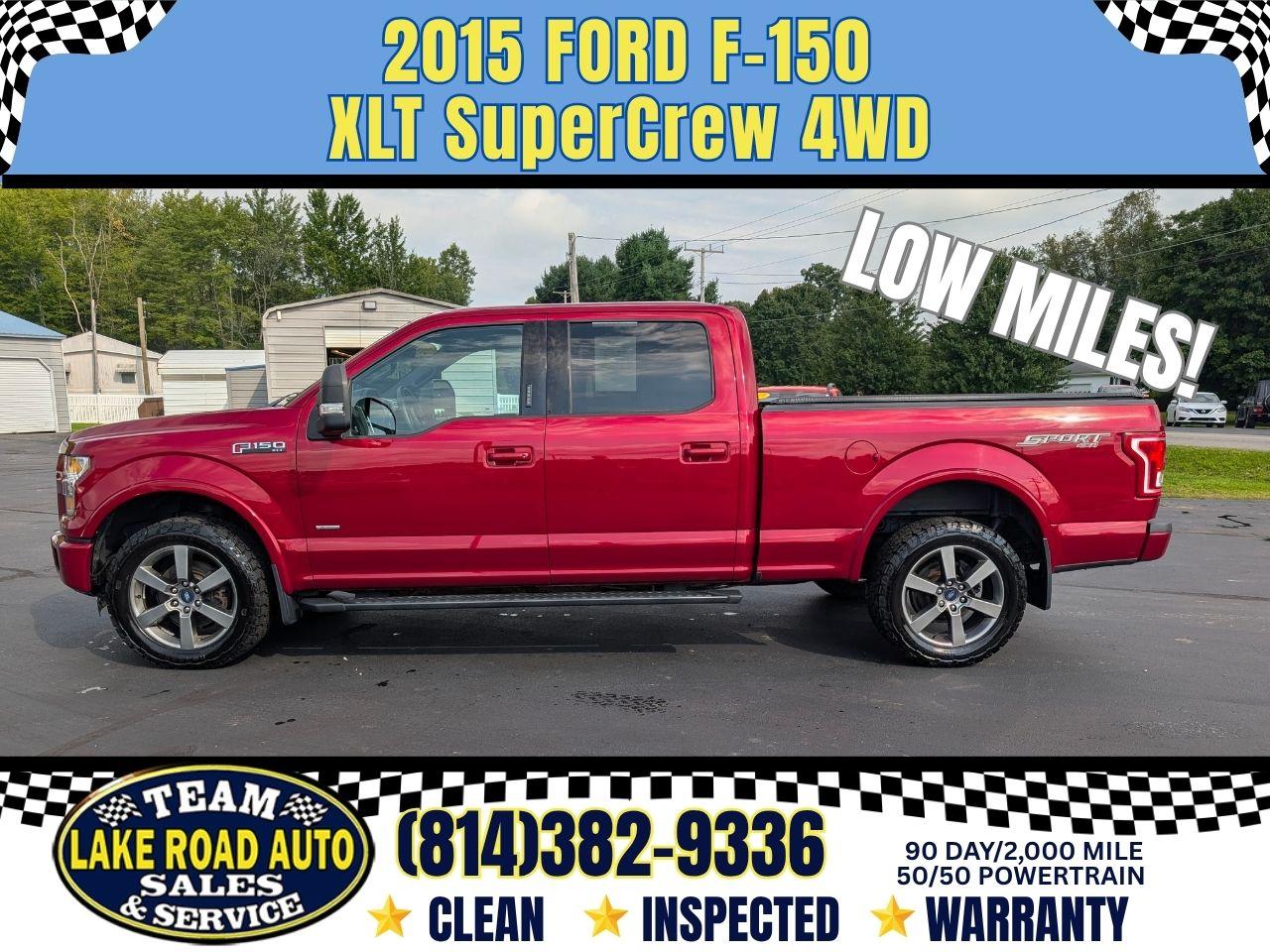 2015 Ford F-150 4WD SuperCrew 157" Lariat w/HD Payload Pkg