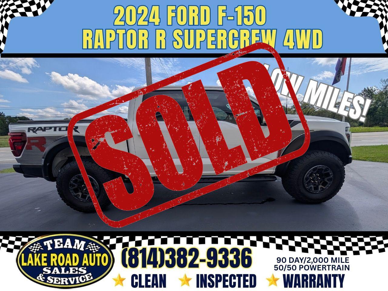 2024 Ford F-150 Raptor R 4WD SuperCrew 5.5' Box