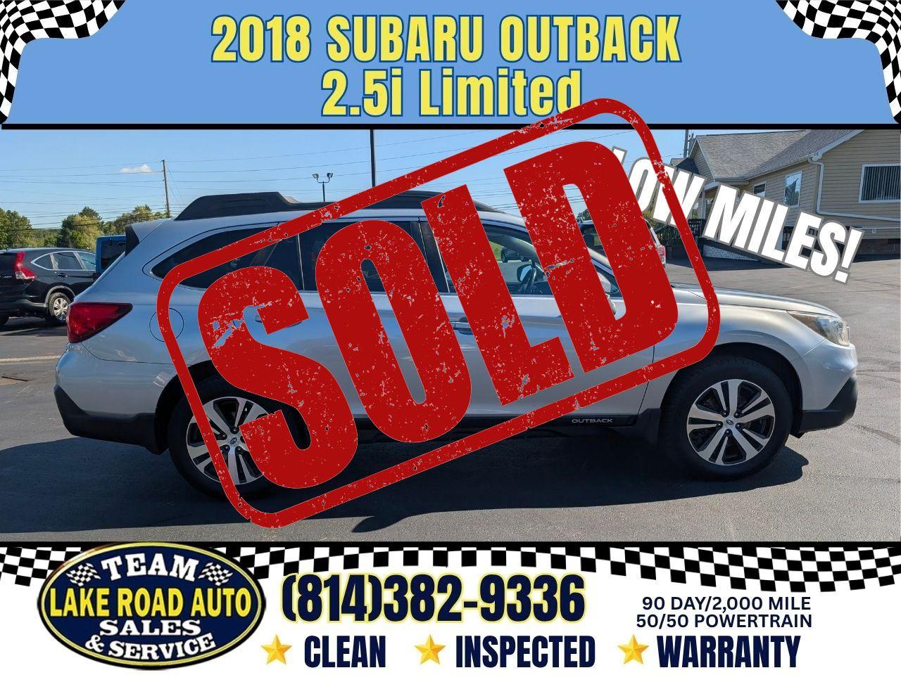 2018 Subaru Outback 2.5i Limited