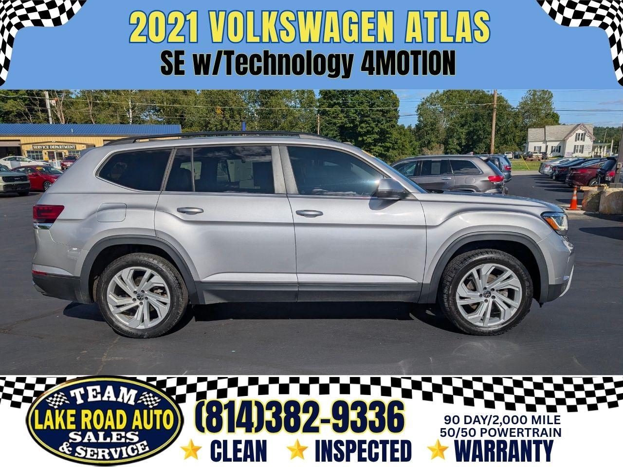 2021 Volkswagen Atlas 2021.5 2.0T SE w/Technology 4MOTION