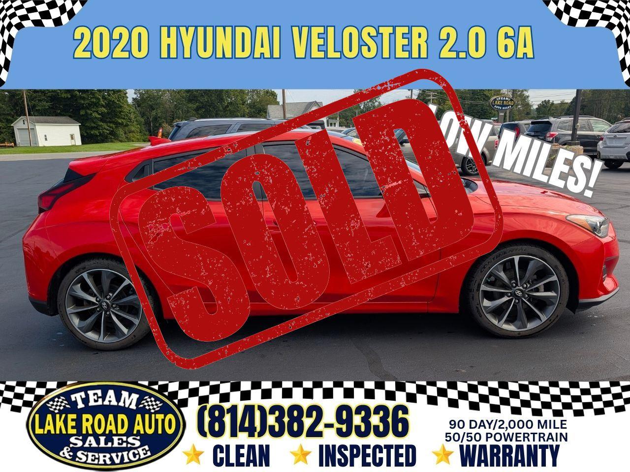 2020 Hyundai Veloster 2.0 Premium Auto