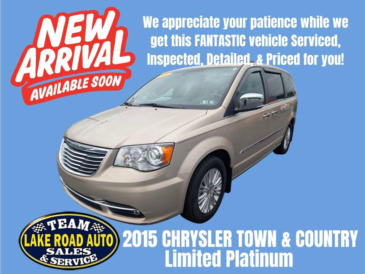 2015 Chrysler Town & Country 4dr Wgn Limited Platinum