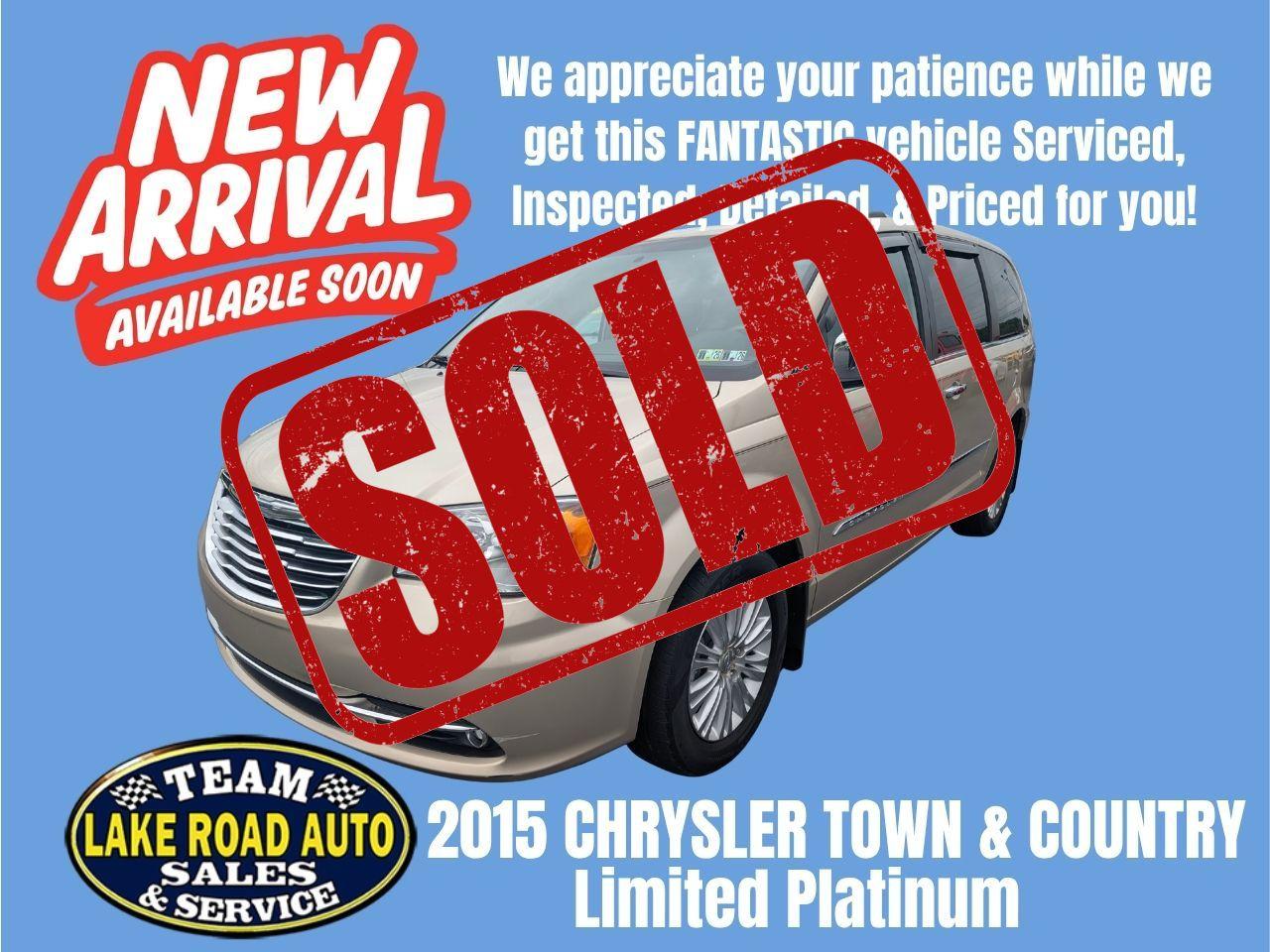 2015 Chrysler Town & Country 4dr Wgn Limited Platinum