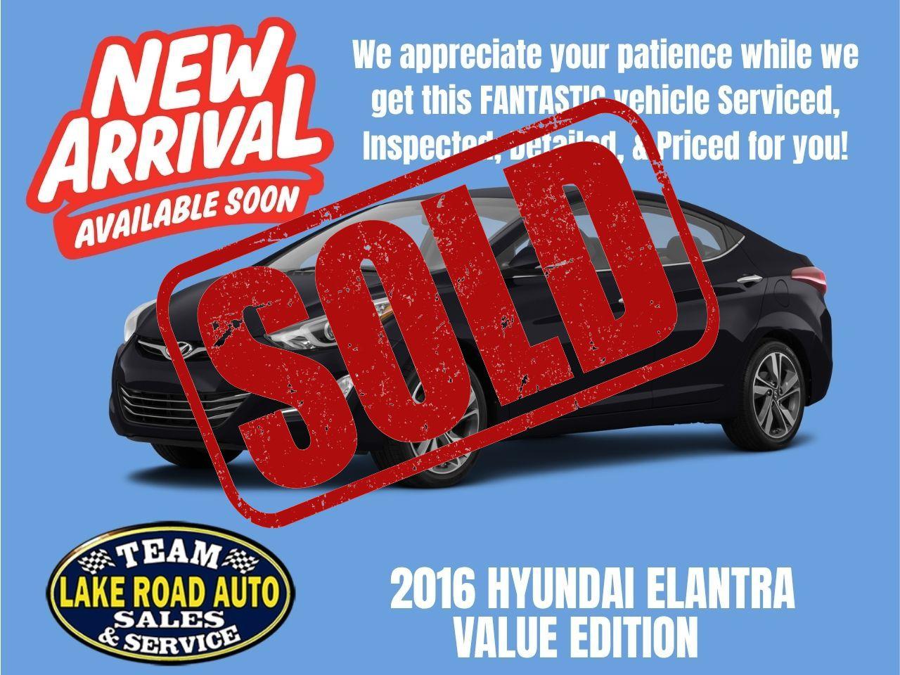 2016 Hyundai Elantra 4dr Sdn Auto Value Edition (Alabama Plant)