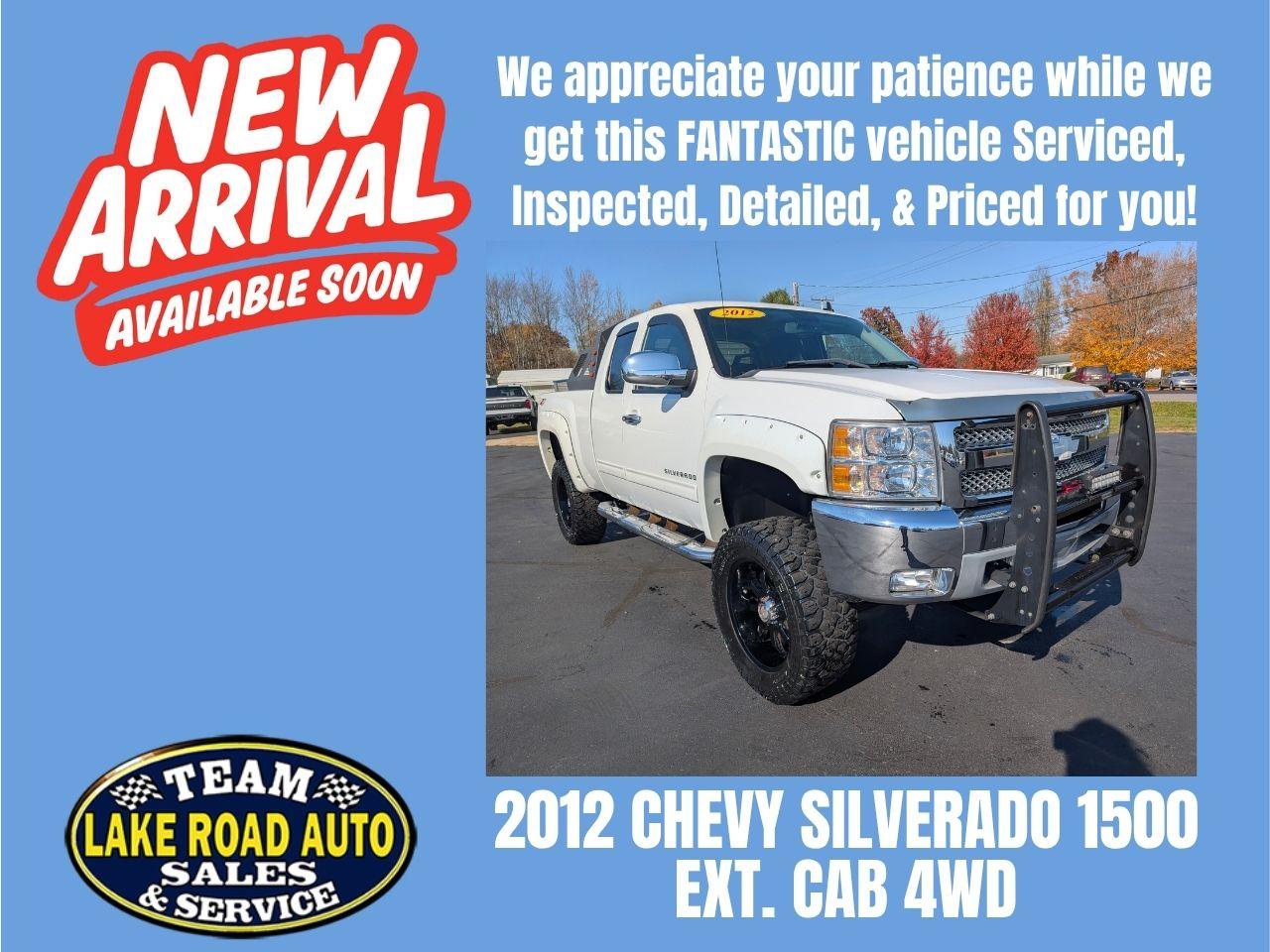 2012 Chevrolet Silverado 1500 4WD Ext Cab 143.5" LT