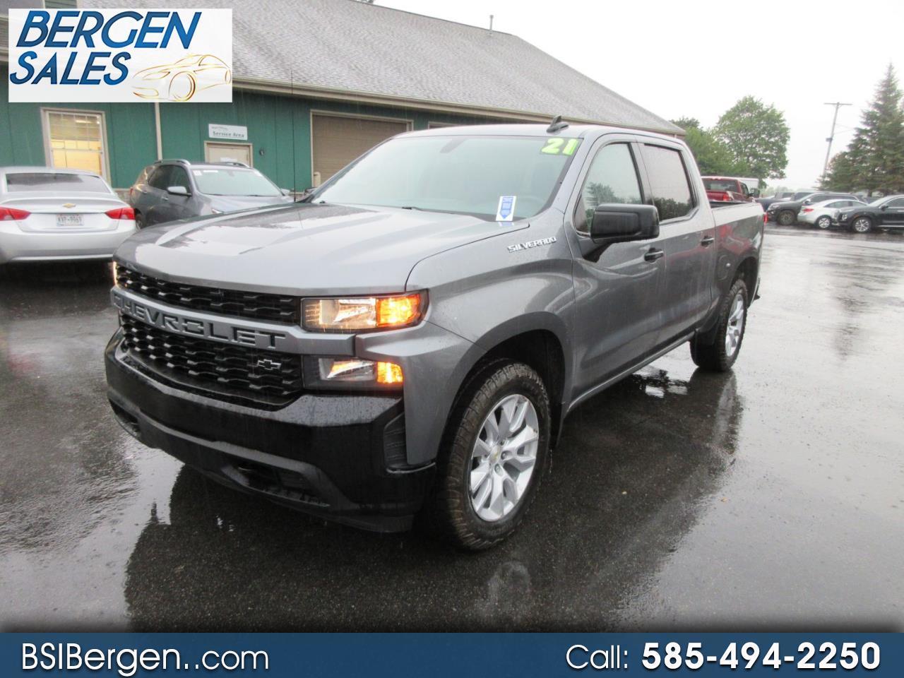 Chevrolet Silverado 1500 Custom Crew Cab Short Box 4WD 2021