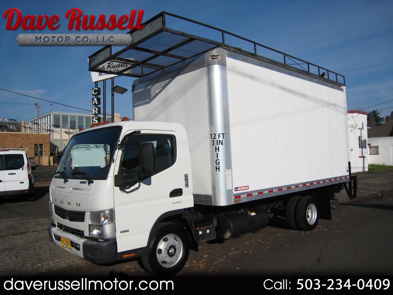 2017 Mitsubishi Fuso FE Box Truck Cabover Body Van