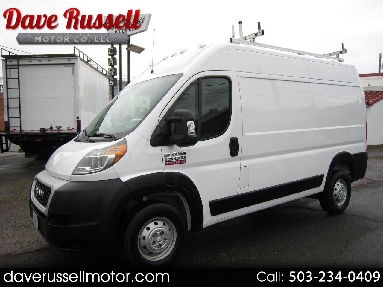 2019 RAM Promaster 1500 High Roof Tradesman Cargo Van 136-in. WB