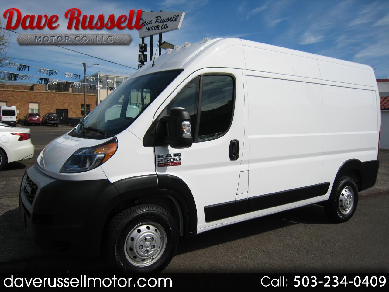 2021 RAM Promaster 2500 High Roof Tradesman Cargo Van 136-in. WB