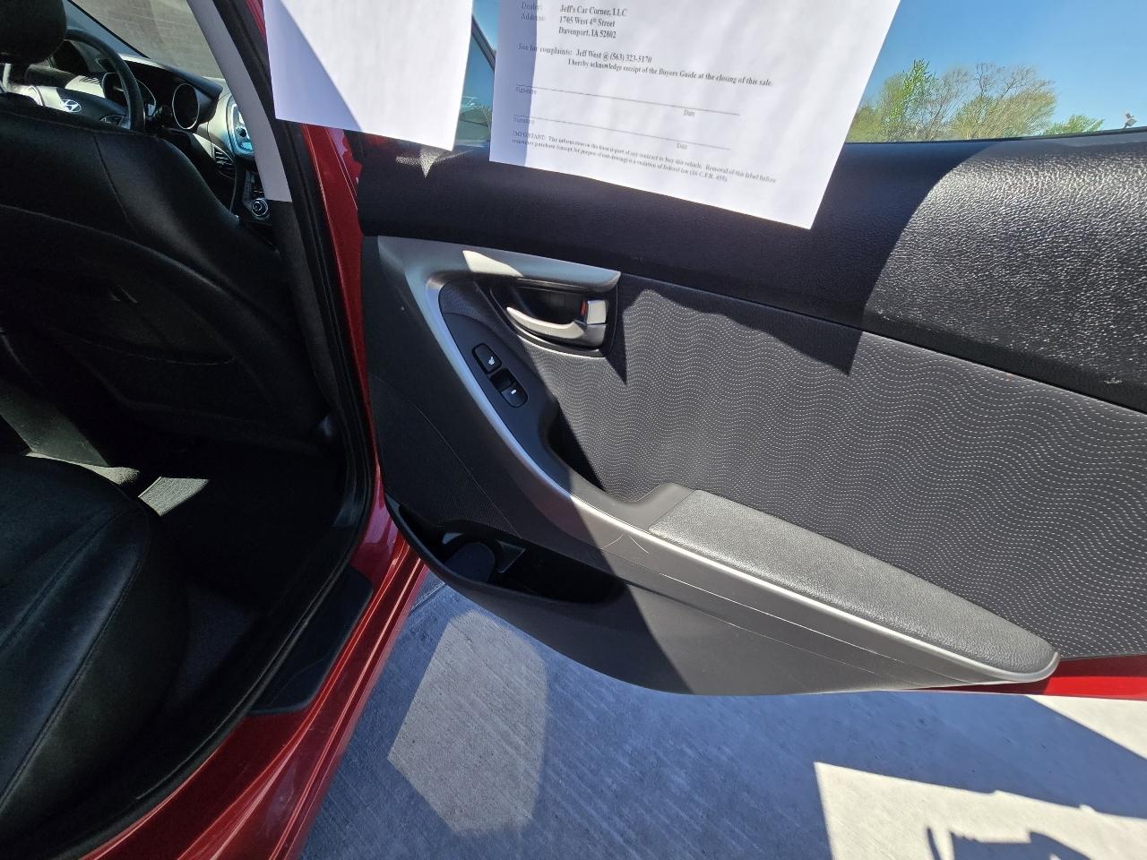 Hyundai Elantra Limited 2013