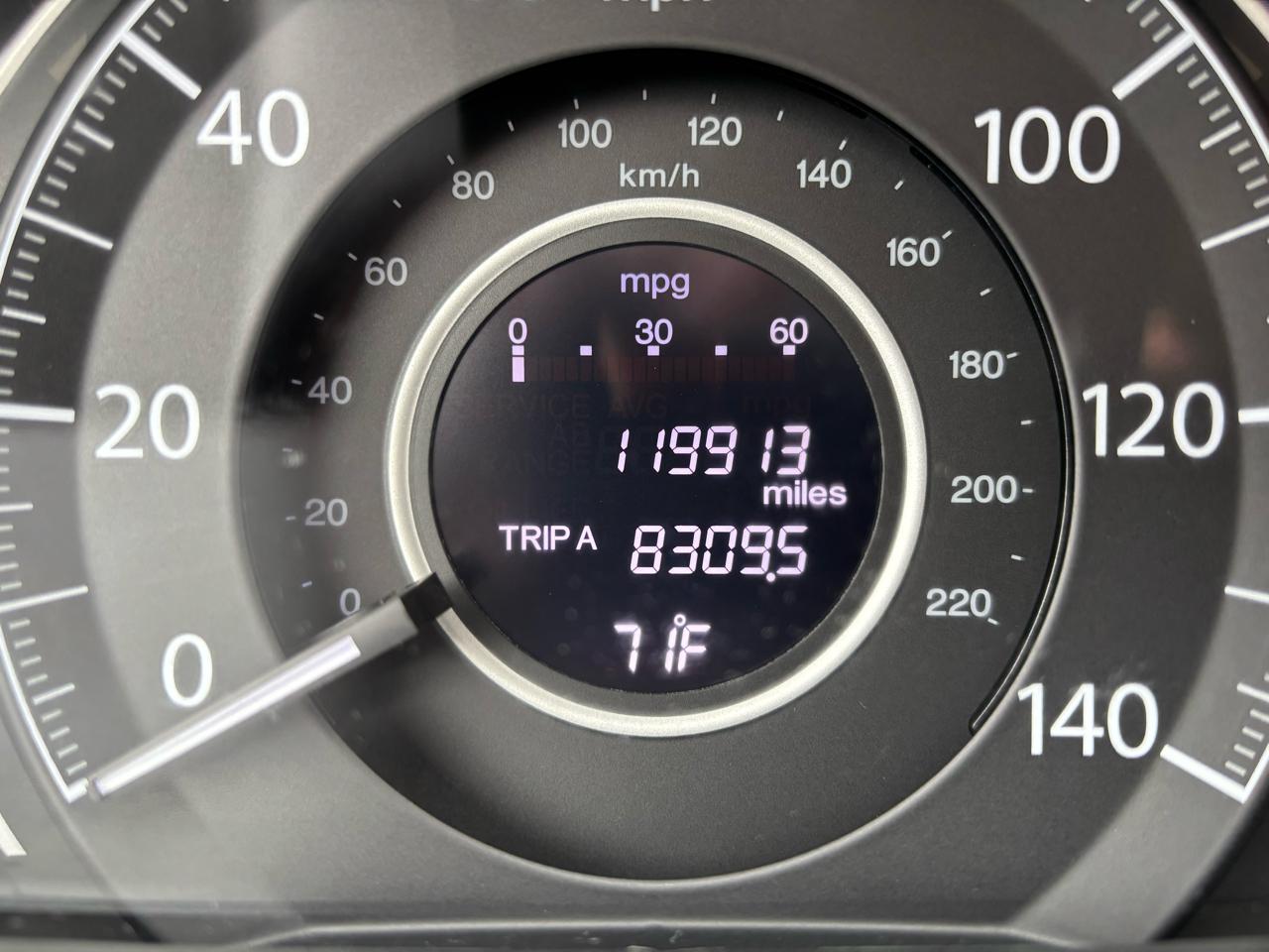 Honda CR-V EX-L 4WD 5-Speed AT 2013