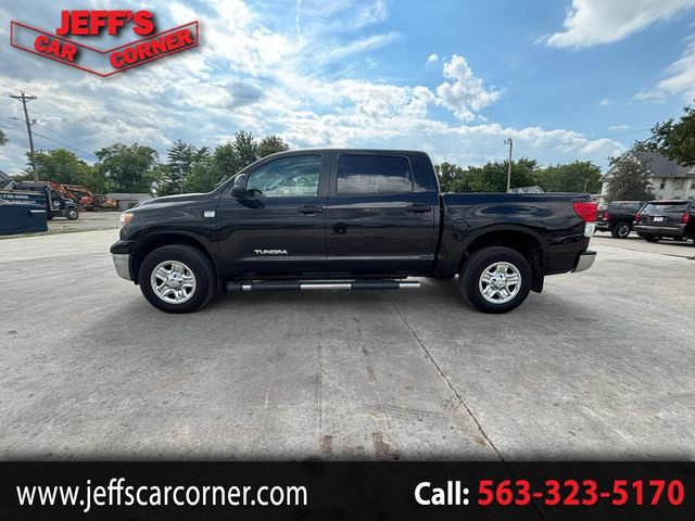 Black 2010 Toyota Tundra Pickup Truck Four-Wheel Drive