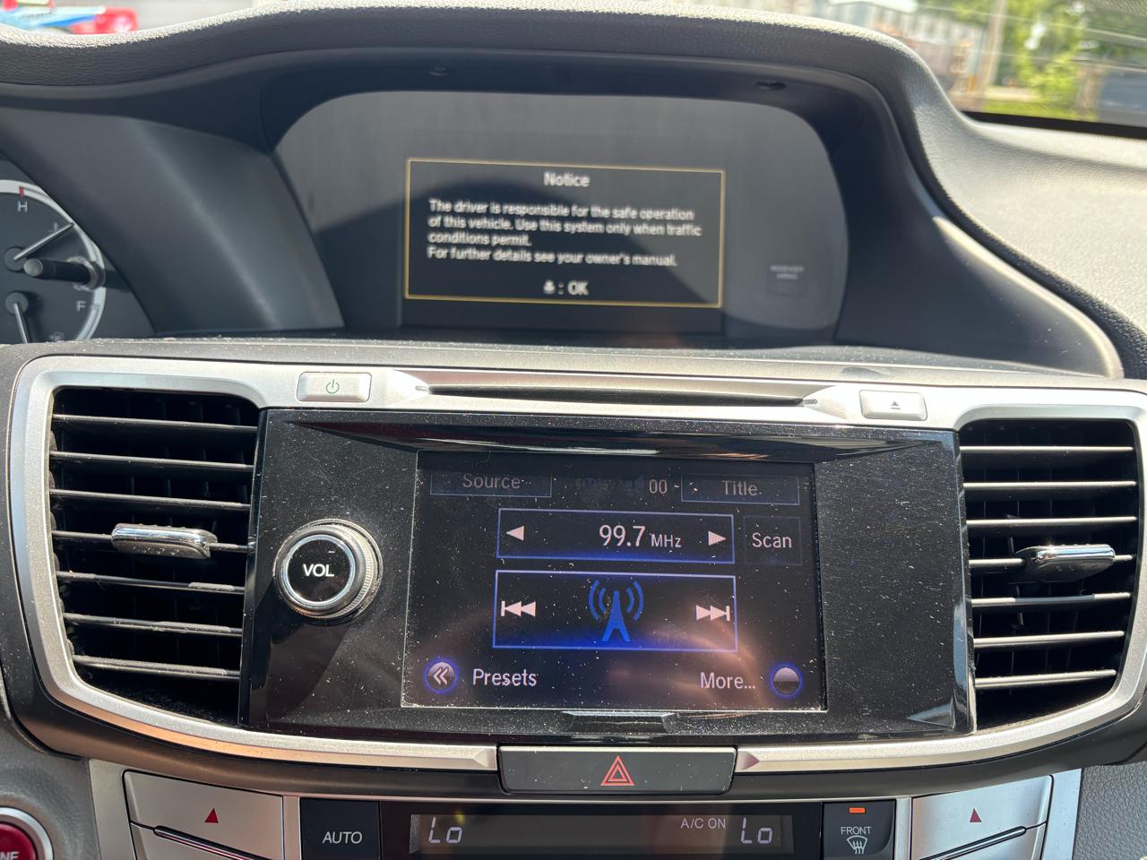 Honda Accord EX-L Sedan CVT 2015