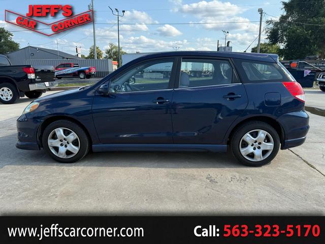 Blue 2004 Toyota Matrix Hatchback Front-Wheel Drive Automatic