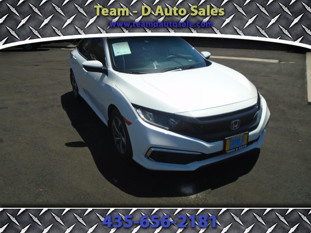 2020 Honda Civic LX Honda Sensing Sedan CVT