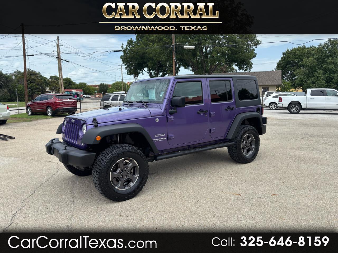 2018 Jeep Wrangler JK Unlimited Sport 4WD