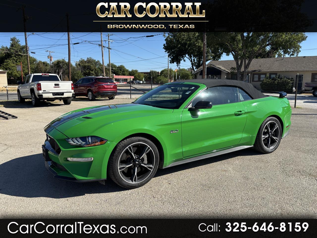 Ford Mustang GT convertible 2019