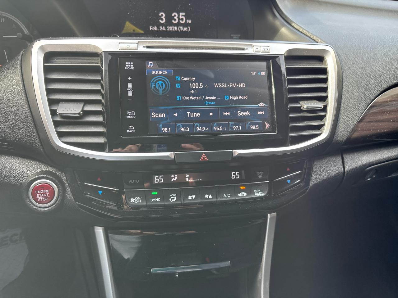 Honda Accord EX Sedan CVT w/ Honda Sensing 2017