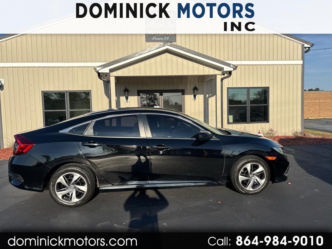 2019 Honda Civic LX Honda Sensing Sedan CVT