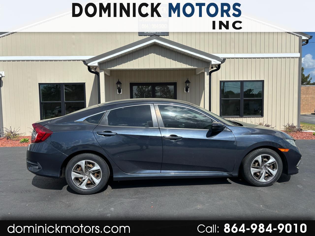 2019 Honda Civic LX Honda Sensing Sedan CVT