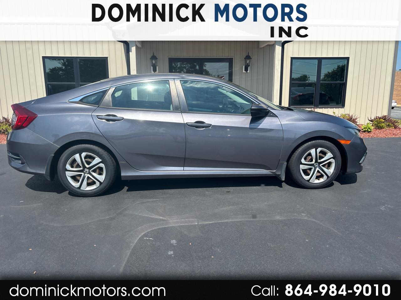 2019 Honda Civic LX Honda Sensing Sedan CVT