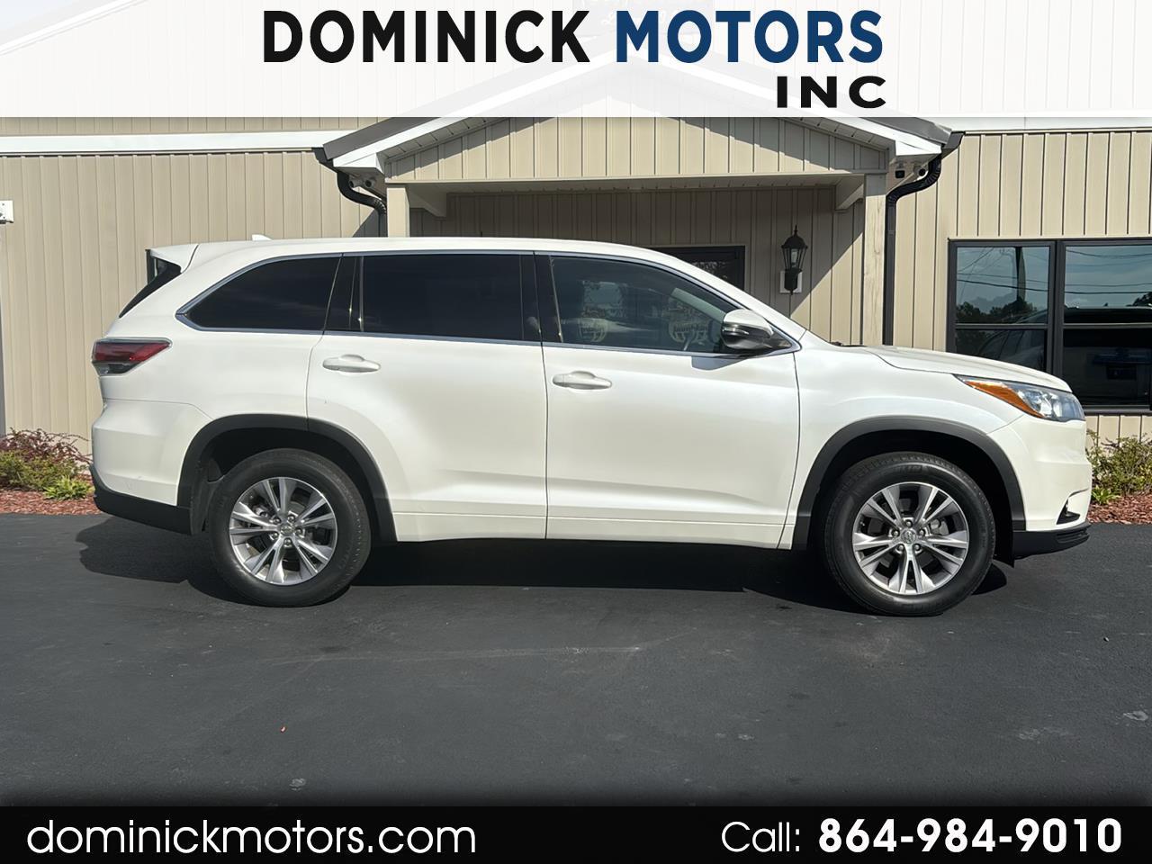 Toyota Highlander LE FWD V6 2015